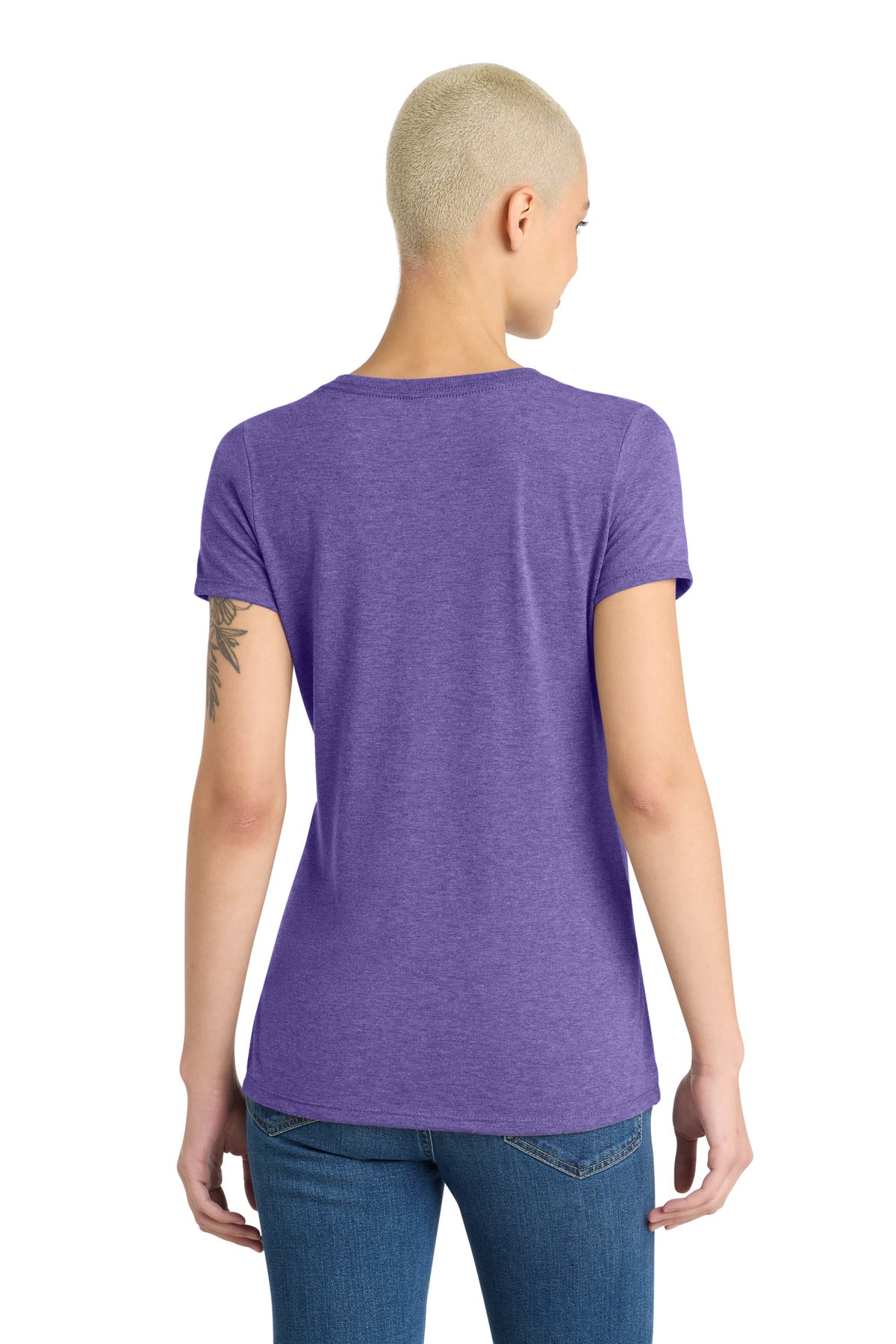 District Women's Perfect Tri V-Neck Tee DM1350L