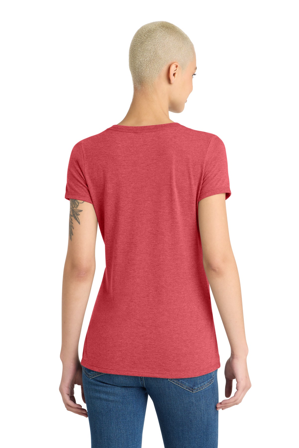 District Women's Perfect Tri V-Neck Tee DM1350L