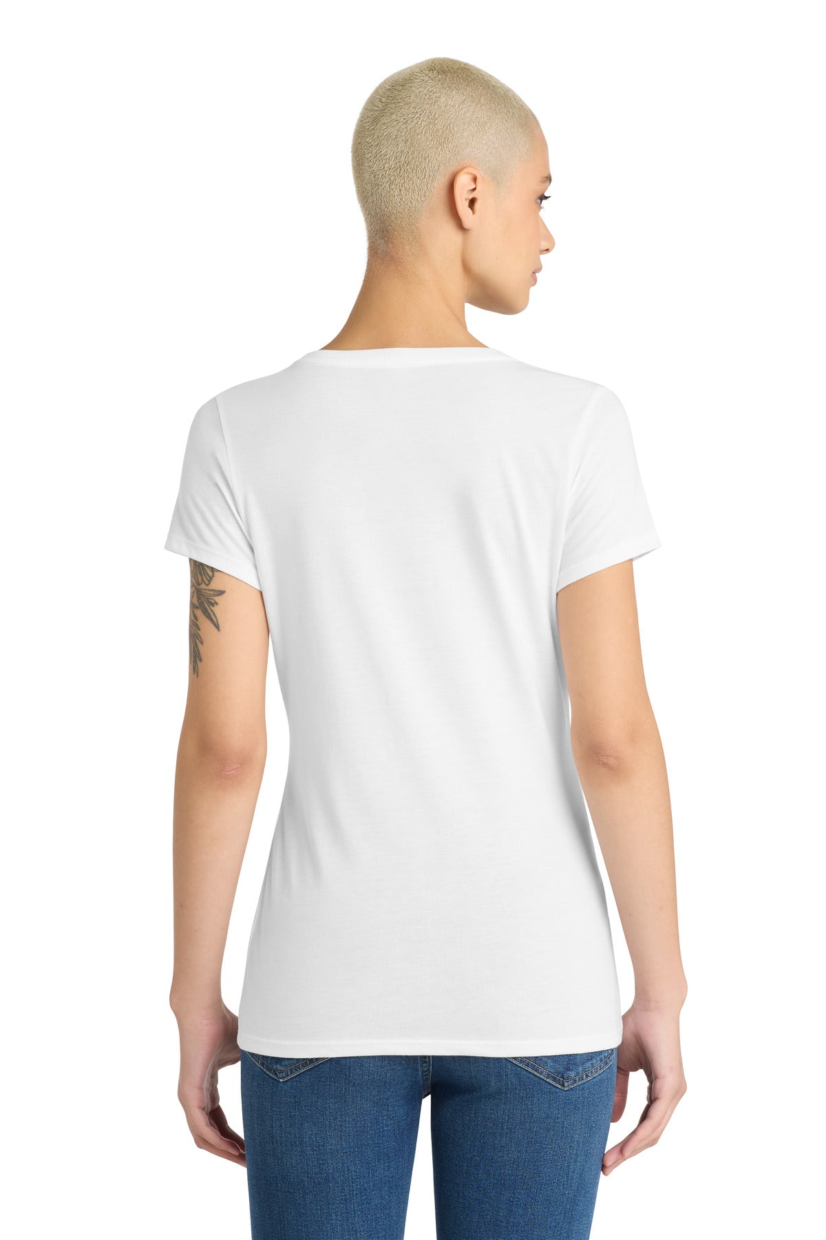 District Women's Perfect Tri V-Neck Tee DM1350L