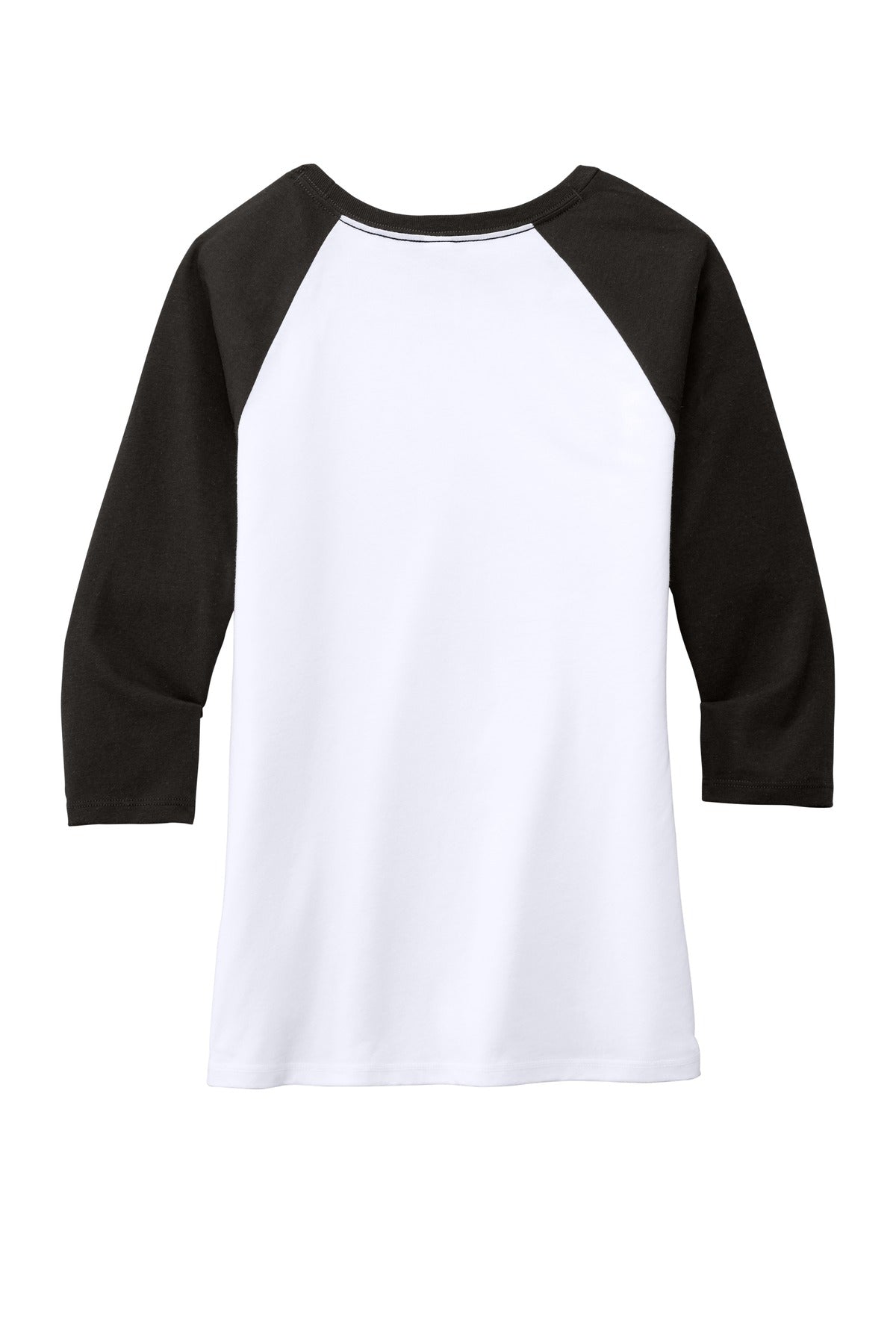 District Women's Perfect Tri 3/4-Sleeve Raglan DM136L