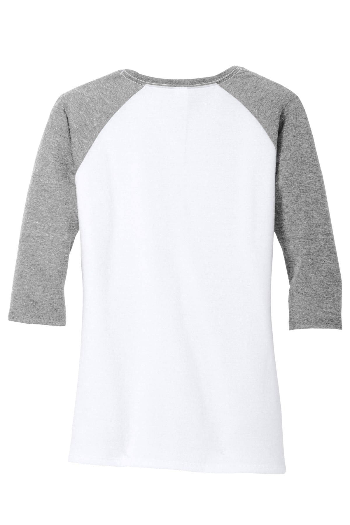 District Women's Perfect Tri 3/4-Sleeve Raglan DM136L