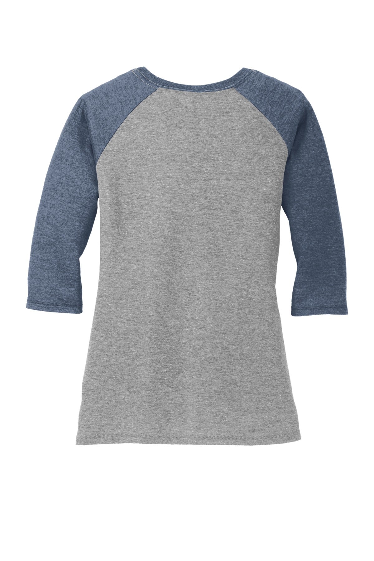 District Women's Perfect Tri 3/4-Sleeve Raglan DM136L