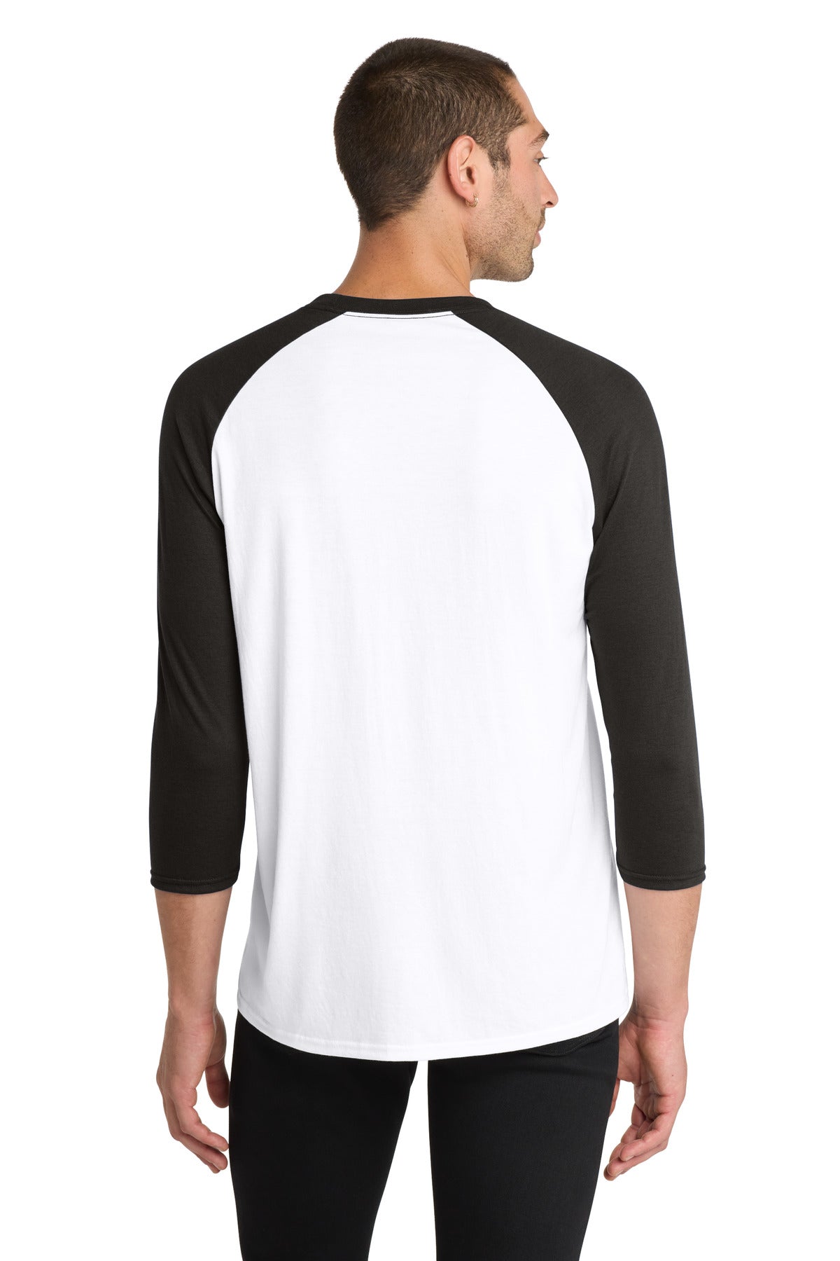 District  Perfect Tri 3/4-Sleeve Raglan. DM136