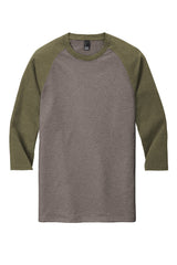 District  Perfect Tri 3/4-Sleeve Raglan. DM136