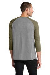 District  Perfect Tri 3/4-Sleeve Raglan. DM136