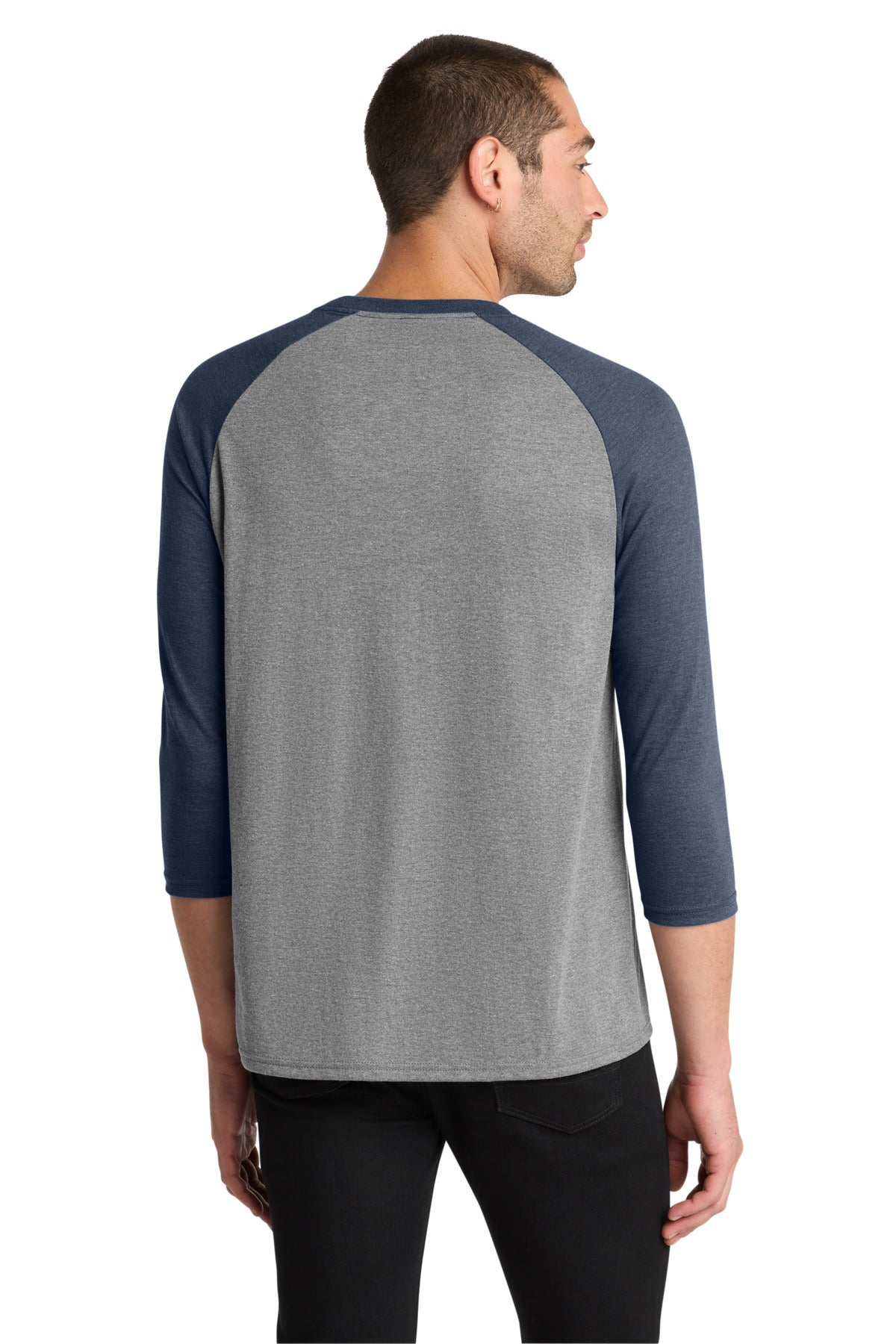 District  Perfect Tri 3/4-Sleeve Raglan. DM136