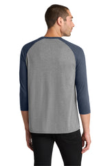 District  Perfect Tri 3/4-Sleeve Raglan. DM136