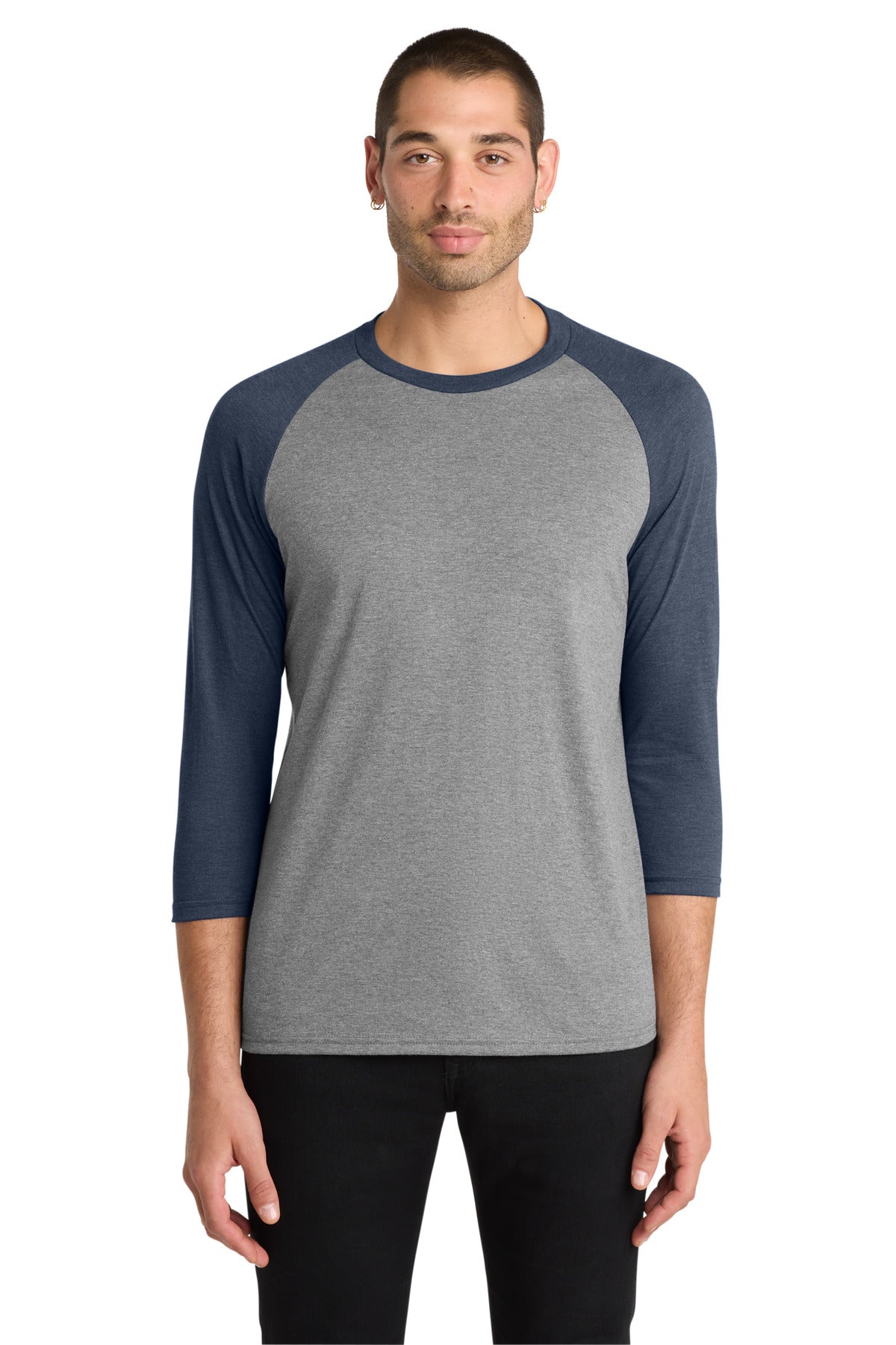 District  Perfect Tri 3/4-Sleeve Raglan. DM136