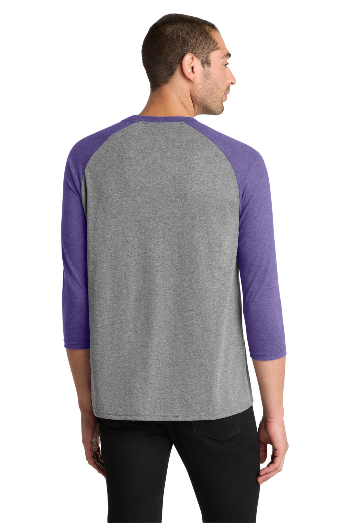 District  Perfect Tri 3/4-Sleeve Raglan. DM136