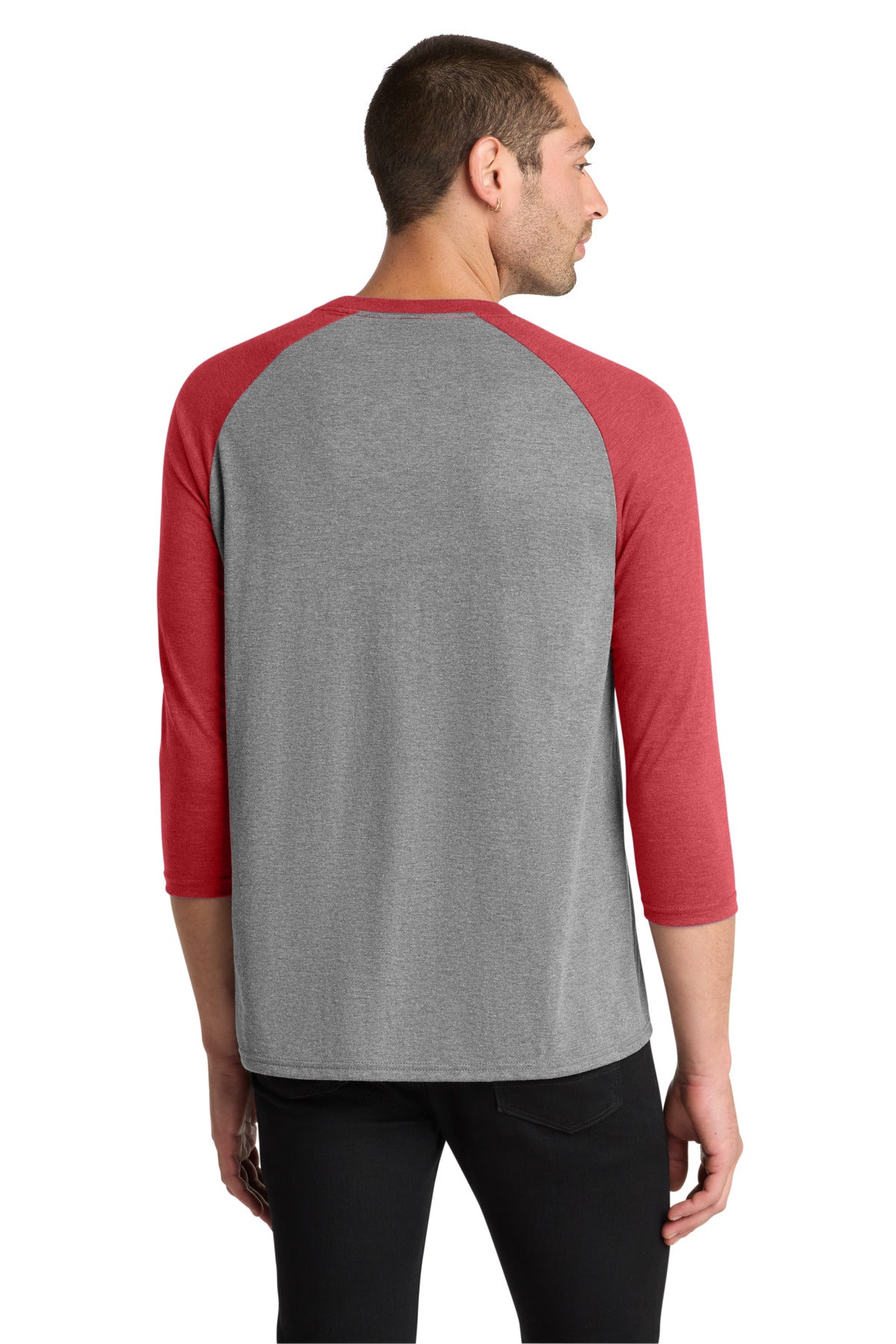 District  Perfect Tri 3/4-Sleeve Raglan. DM136