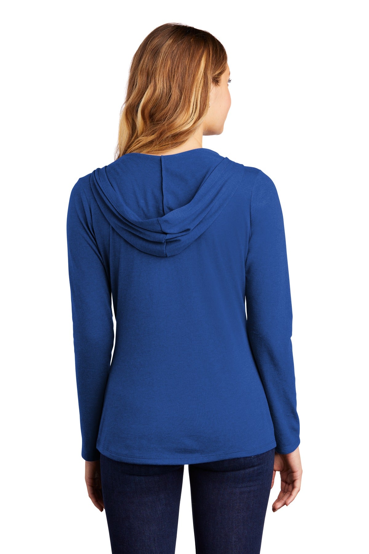 District Women's Perfect Tri Long Sleeve Hoodie DM139L