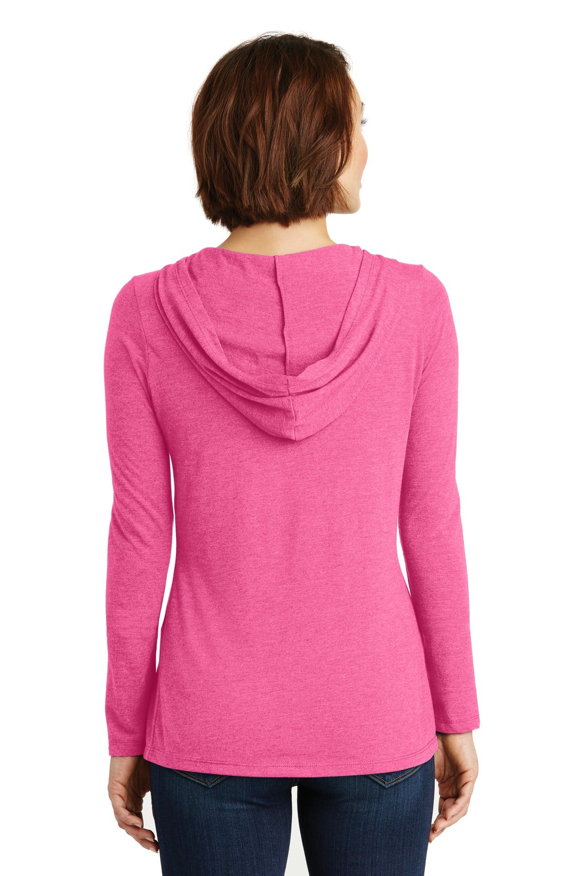 District Women's Perfect Tri Long Sleeve Hoodie DM139L