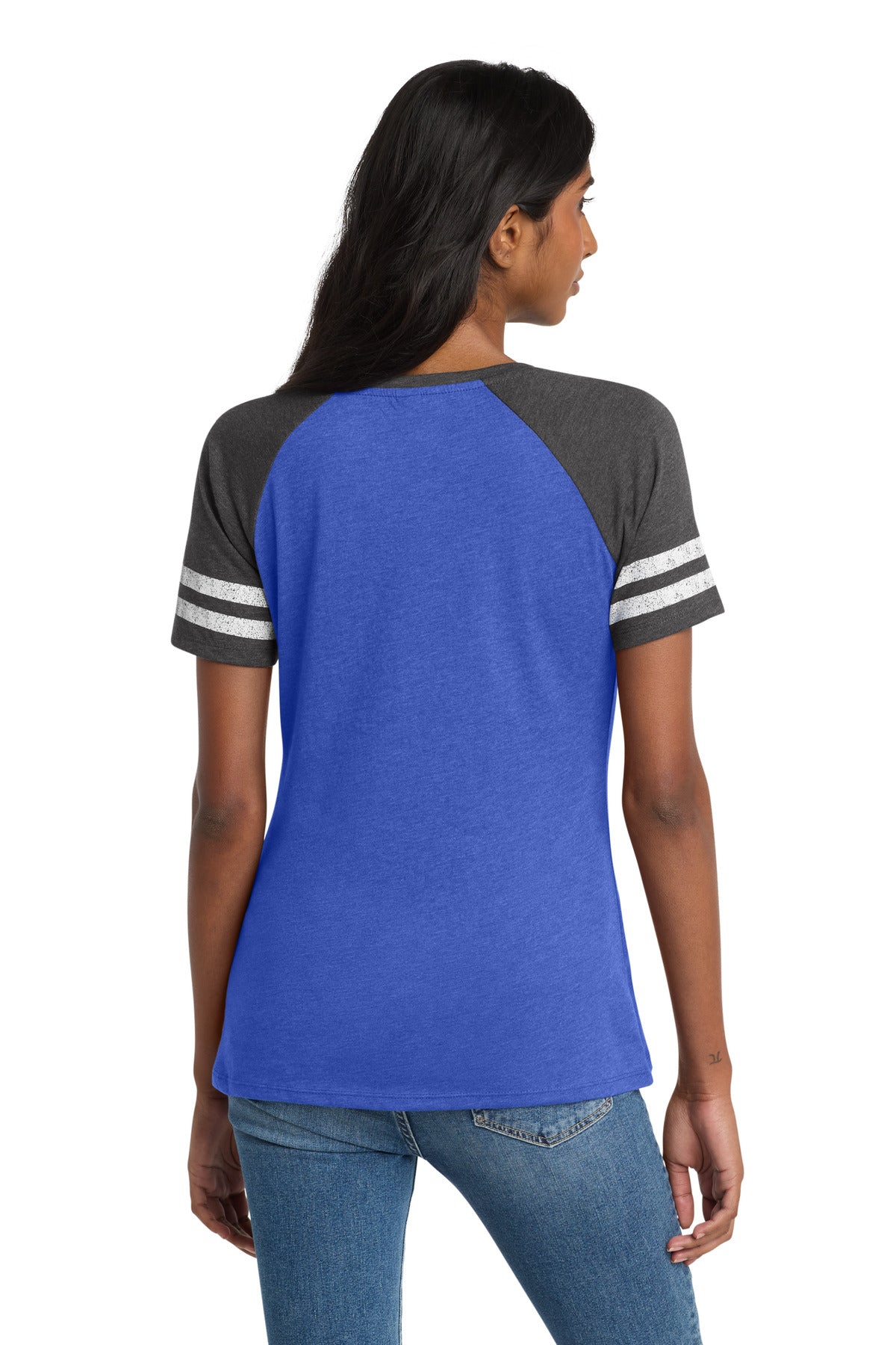 District Women's Game V-Neck Tee DM476