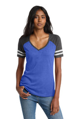 District Women's Game V-Neck Tee DM476