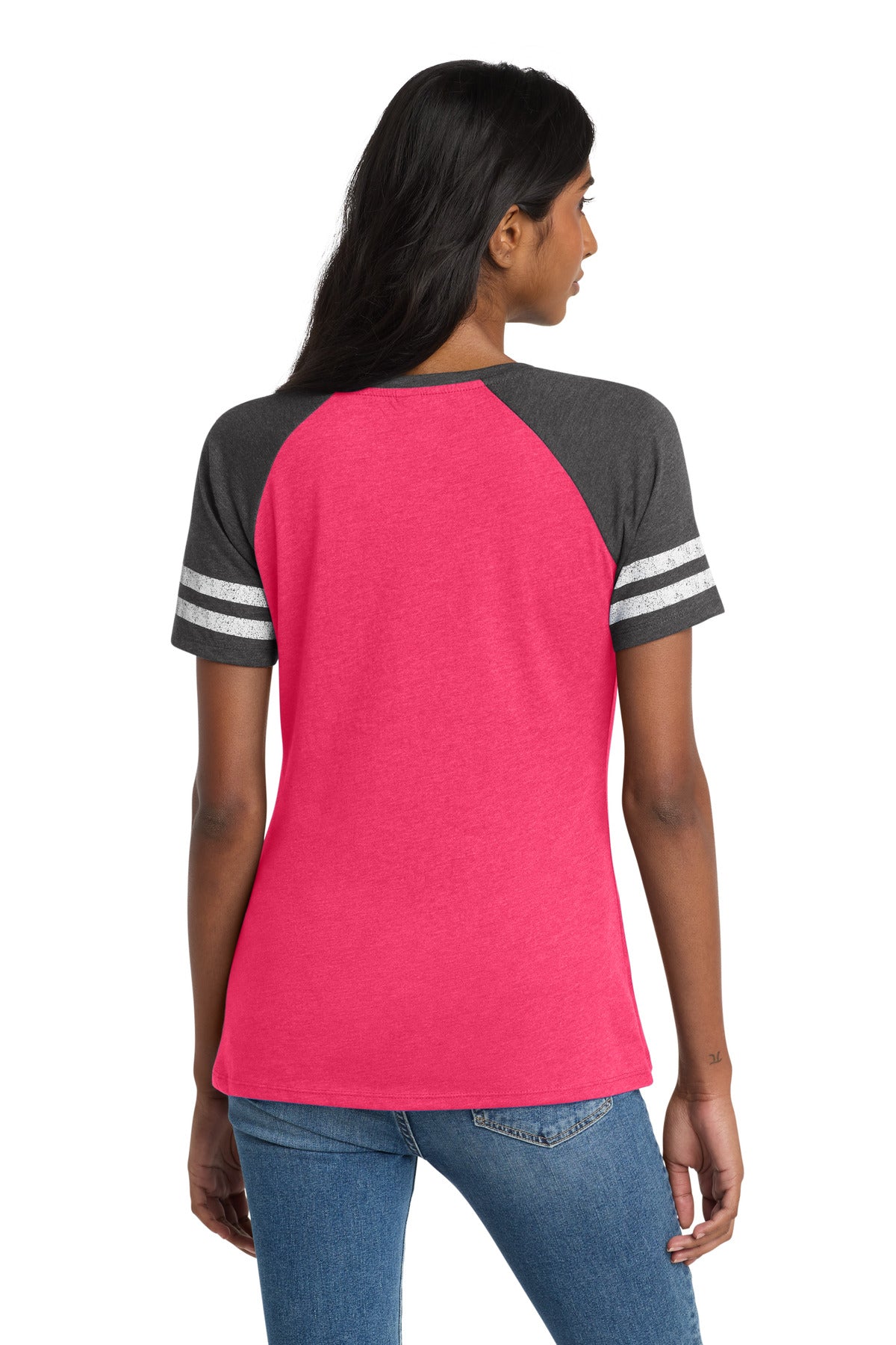 District Women's Game V-Neck Tee DM476