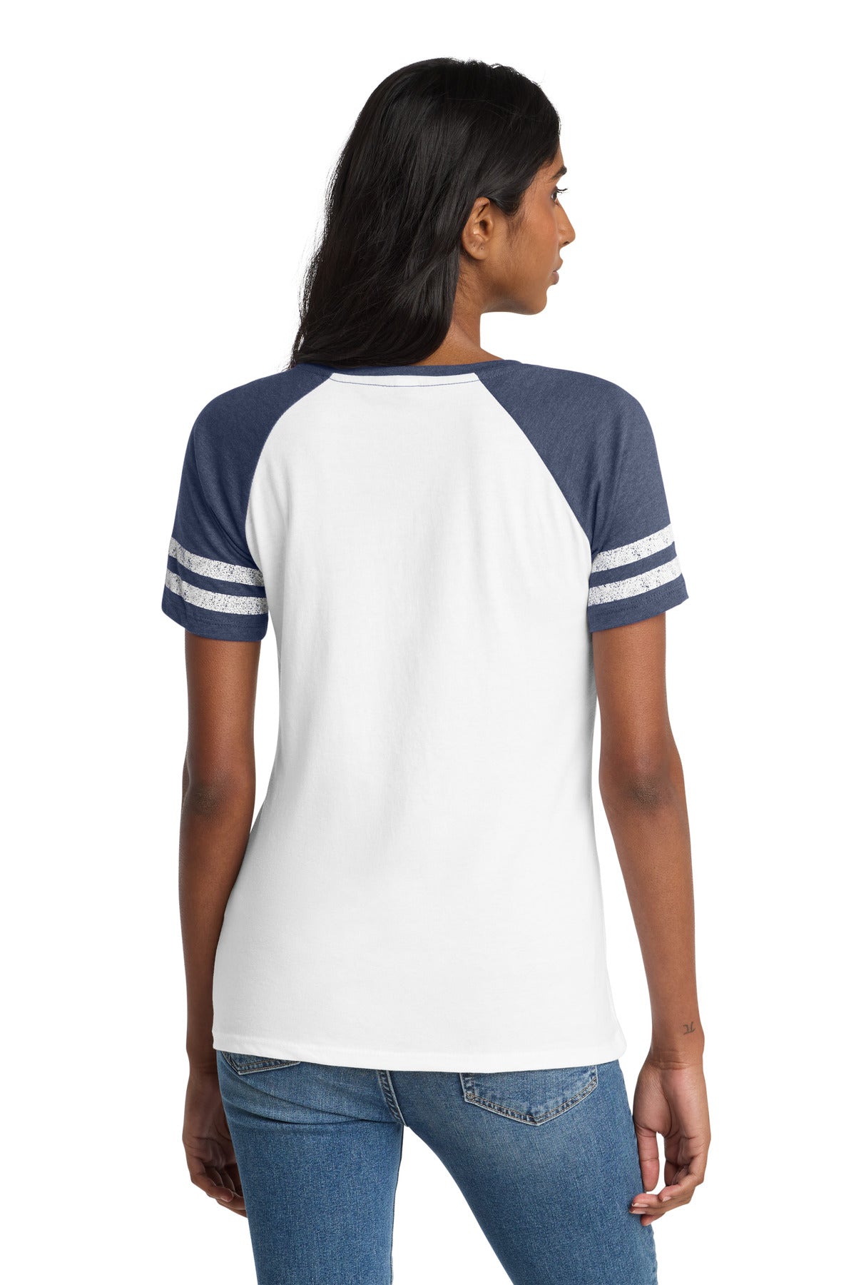District Women's Game V-Neck Tee DM476