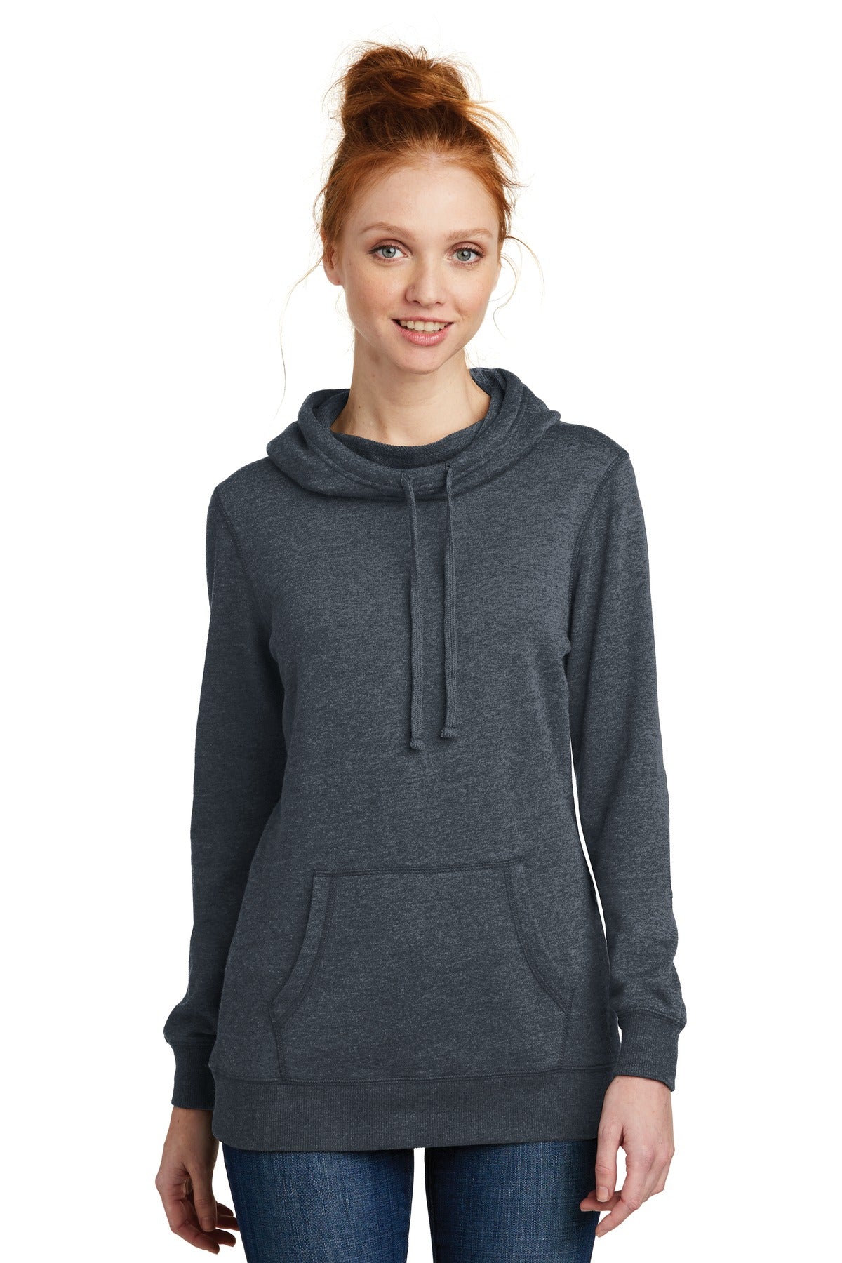 District Women's Lightweight Fleece Hoodie DM493