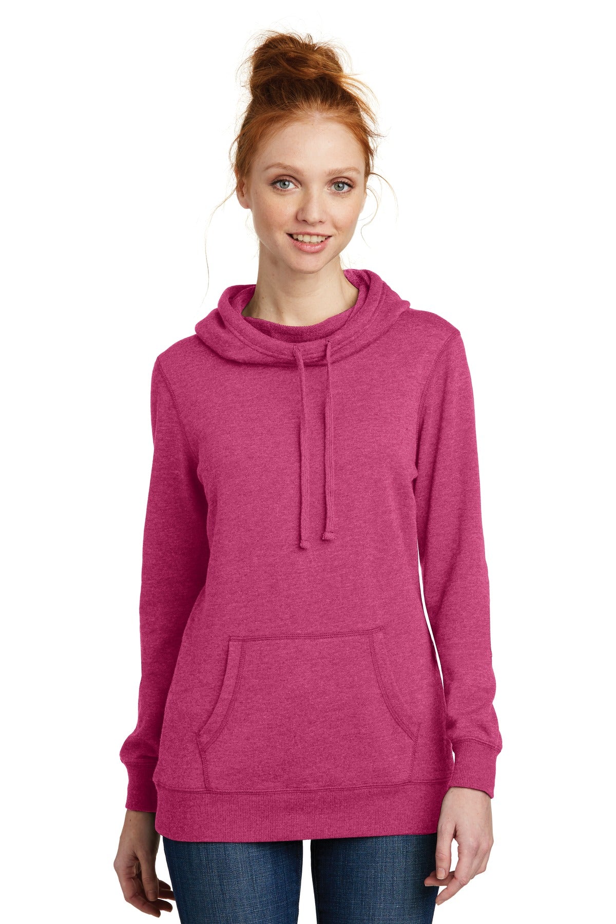 District Women's Lightweight Fleece Hoodie DM493