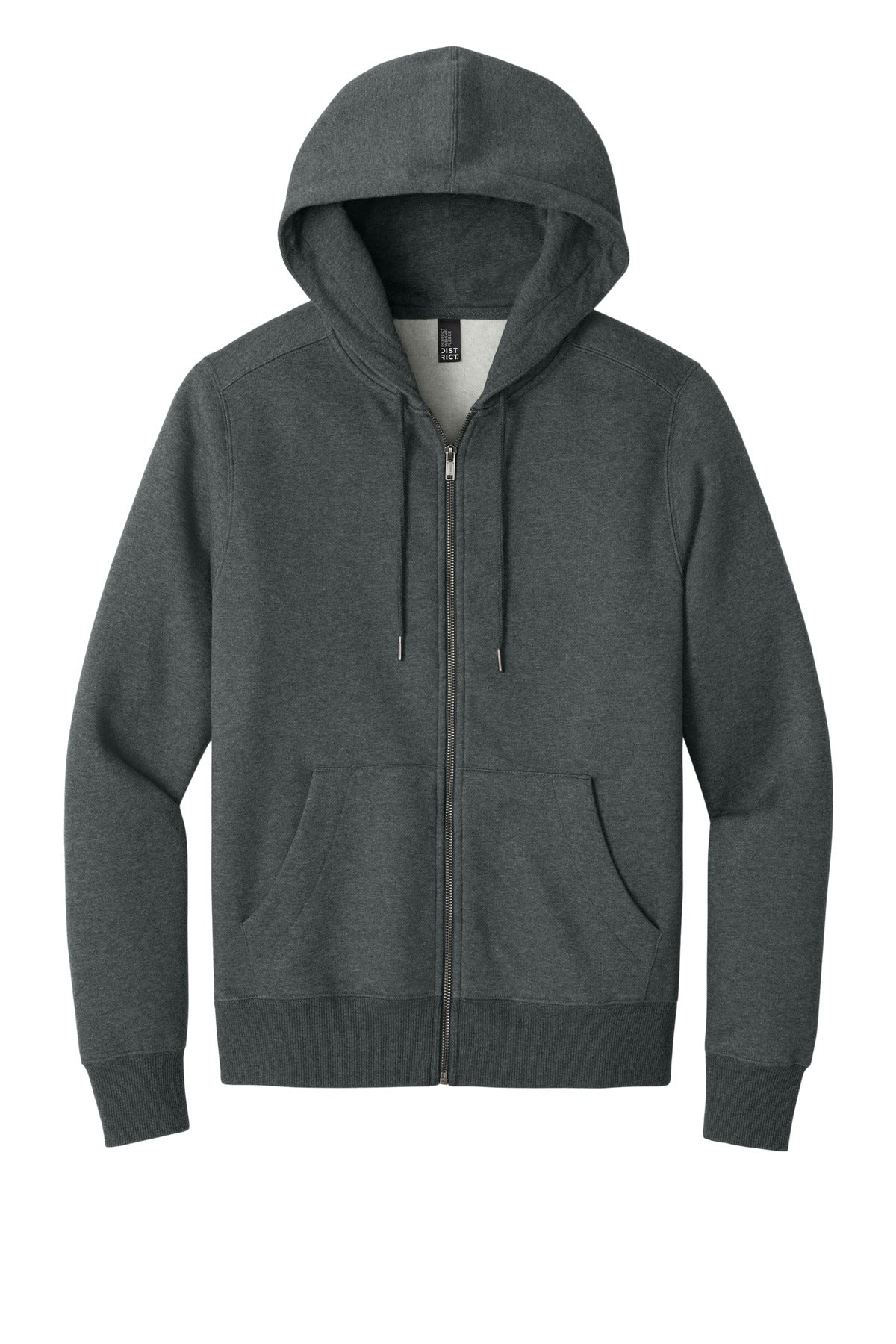 District Perfect Weight  Fleece Full-Zip Hoodie DT1103