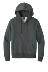 District Perfect Weight  Fleece Full-Zip Hoodie DT1103