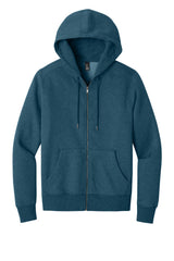 District Perfect Weight  Fleece Full-Zip Hoodie DT1103