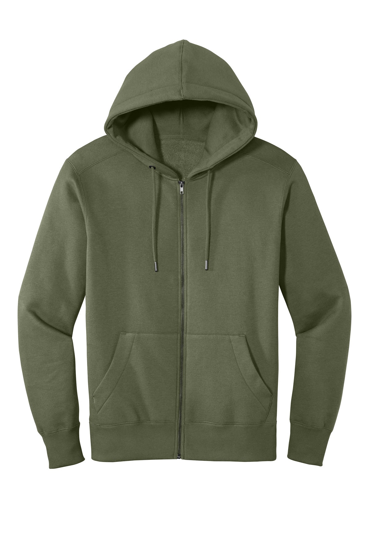 District Perfect Weight  Fleece Full-Zip Hoodie DT1103