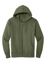 District Perfect Weight  Fleece Full-Zip Hoodie DT1103