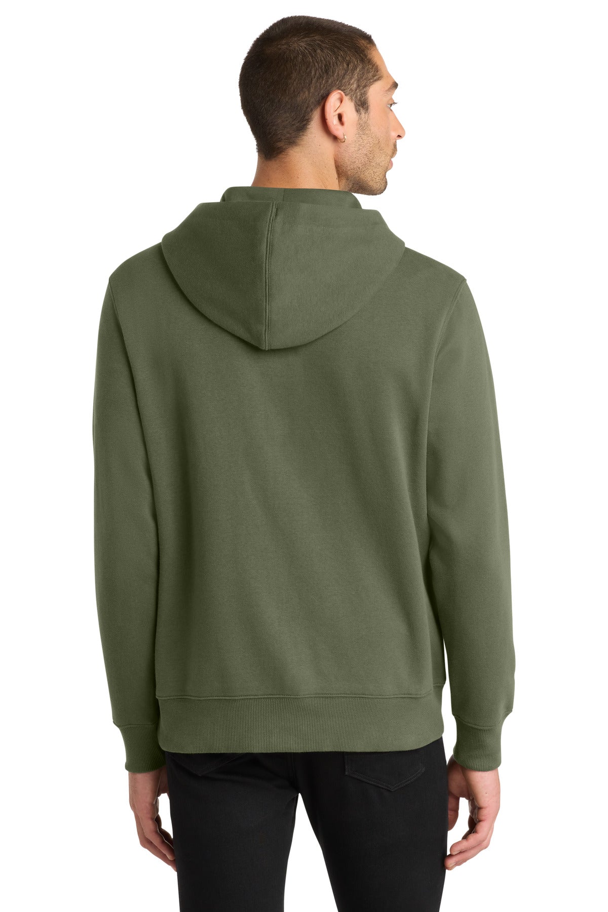District Perfect Weight  Fleece Full-Zip Hoodie DT1103