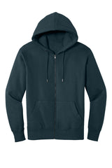 District Perfect Weight  Fleece Full-Zip Hoodie DT1103