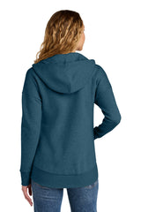 District  Women's Perfect Weight  Fleece Drop Shoulder Full-Zip Hoodie DT1104