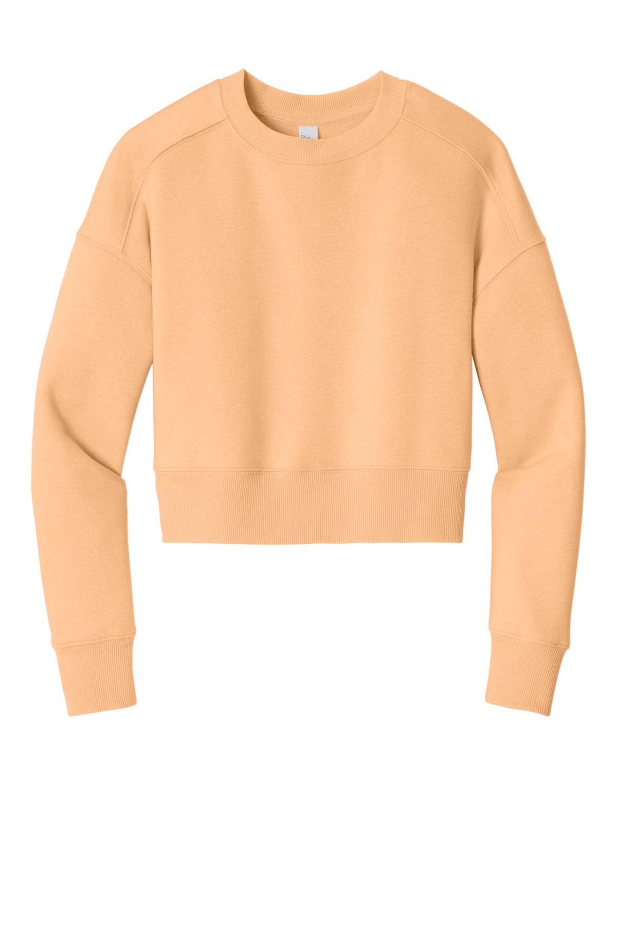 District Women's Perfect Weight  Fleece Cropped Crew DT1105