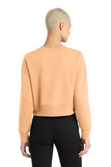 District Women's Perfect Weight  Fleece Cropped Crew DT1105