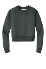 District Women's Perfect Weight  Fleece Cropped Crew DT1105