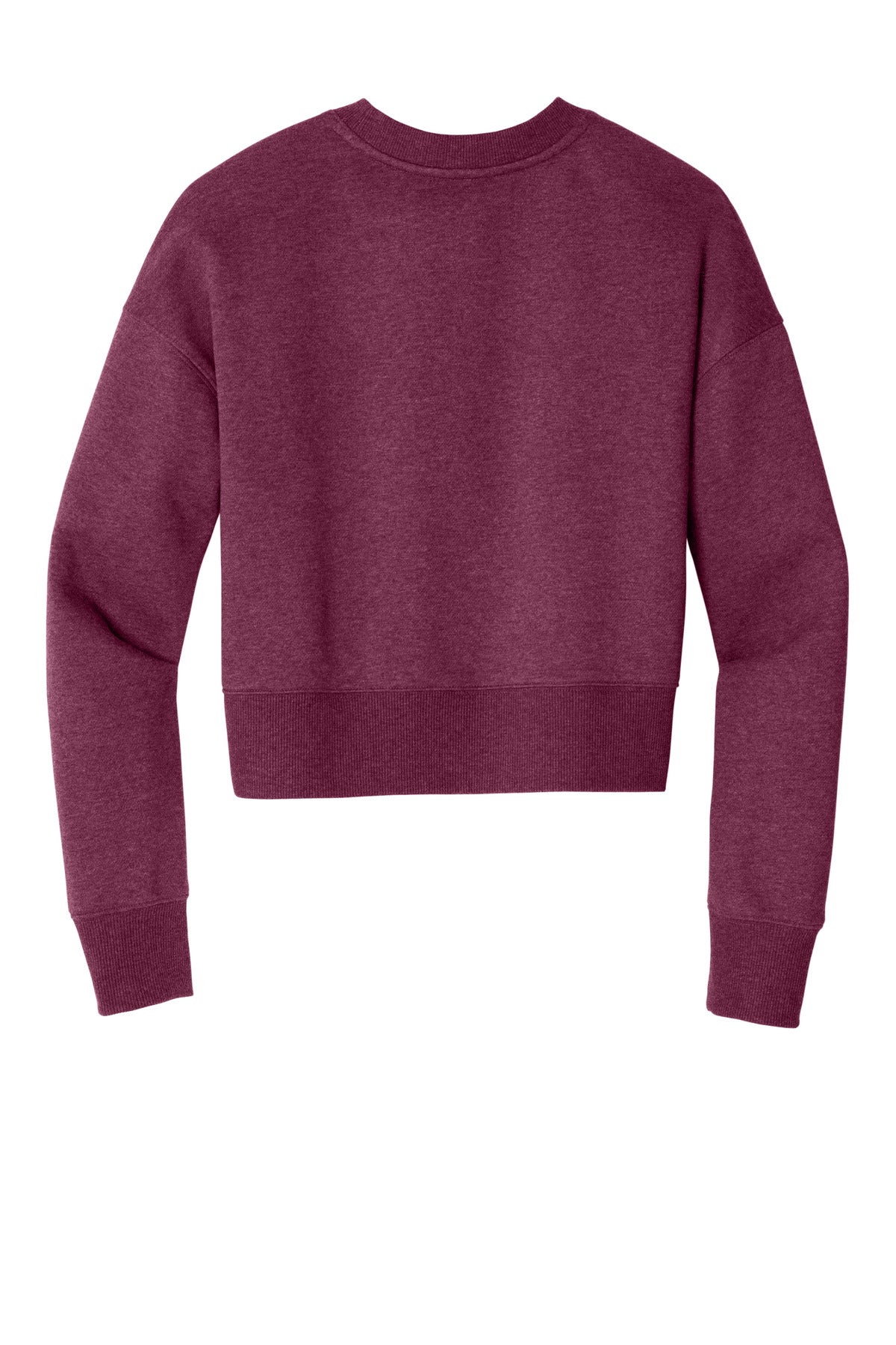 District Women's Perfect Weight  Fleece Cropped Crew DT1105