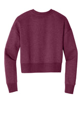 District Women's Perfect Weight  Fleece Cropped Crew DT1105