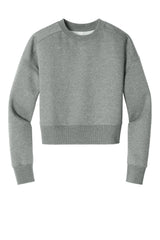 District Women's Perfect Weight  Fleece Cropped Crew DT1105