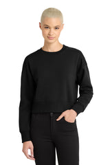 District Women's Perfect Weight  Fleece Cropped Crew DT1105