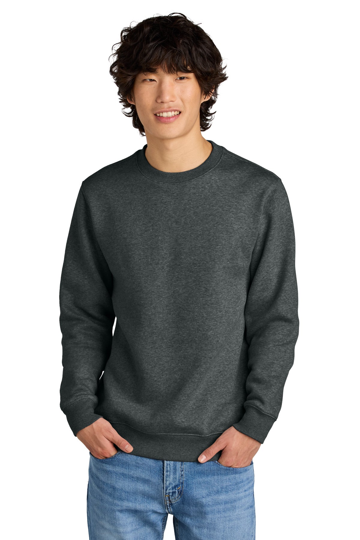 District Perfect Weight Fleece Crew DT1106