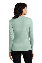 District Women's Perfect Blend CVC Long Sleeve Tee DT110