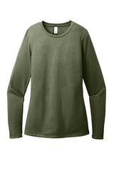 District Women's Perfect Blend CVC Long Sleeve Tee DT110