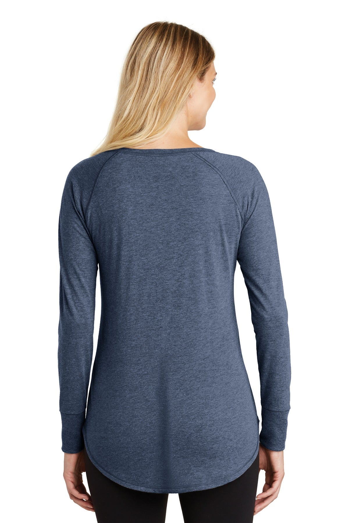 District Women's Perfect Tri  Long Sleeve Tunic Tee DT132L