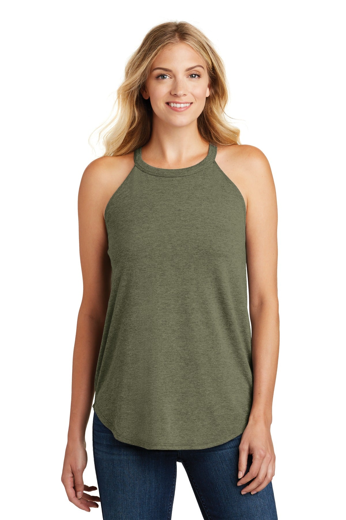 District Women's Perfect Tri  Rocker Tank DT137L