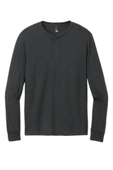 District Perfect Tri Long Sleeve Henley DT145