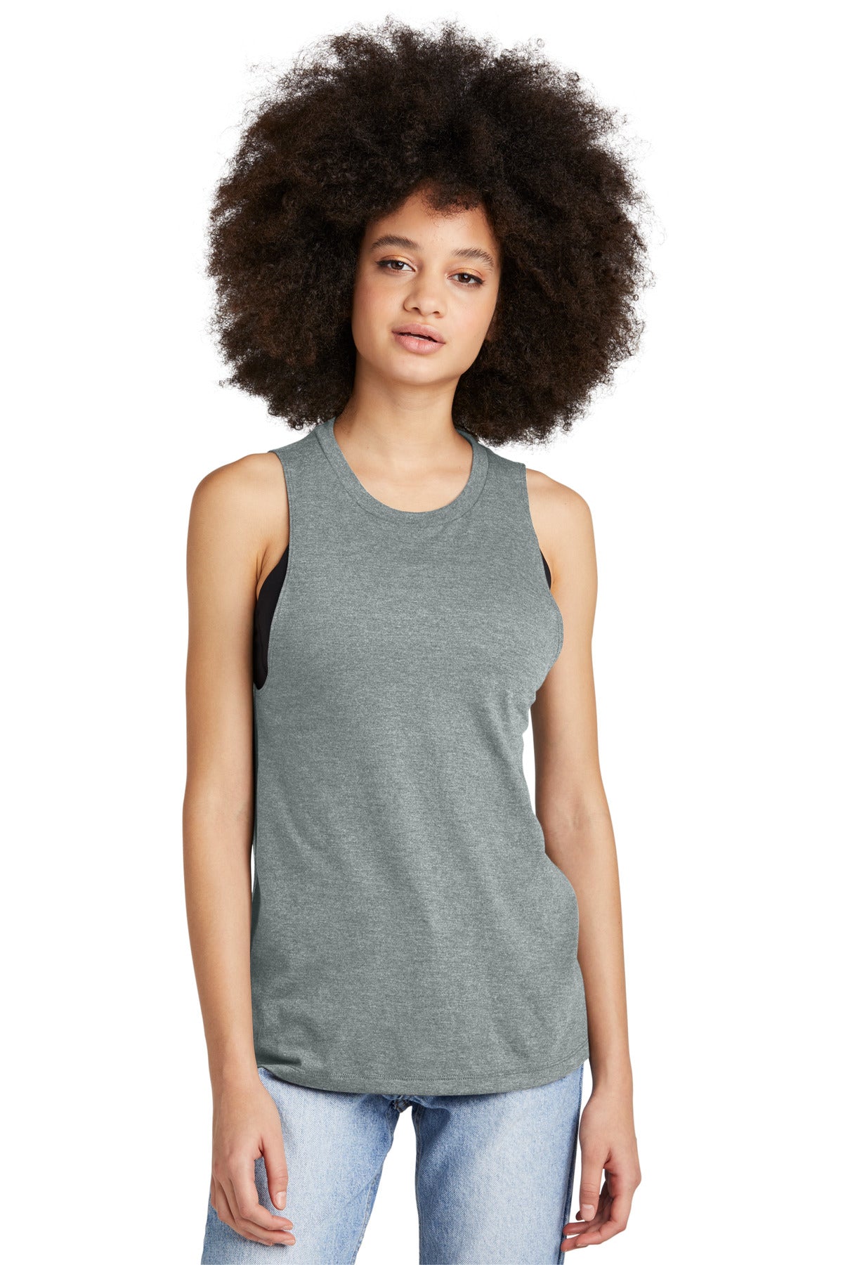 District Women's Perfect Tri Muscle Tank DT153