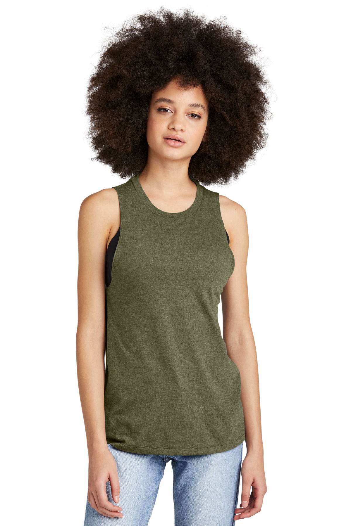 District Women's Perfect Tri Muscle Tank DT153