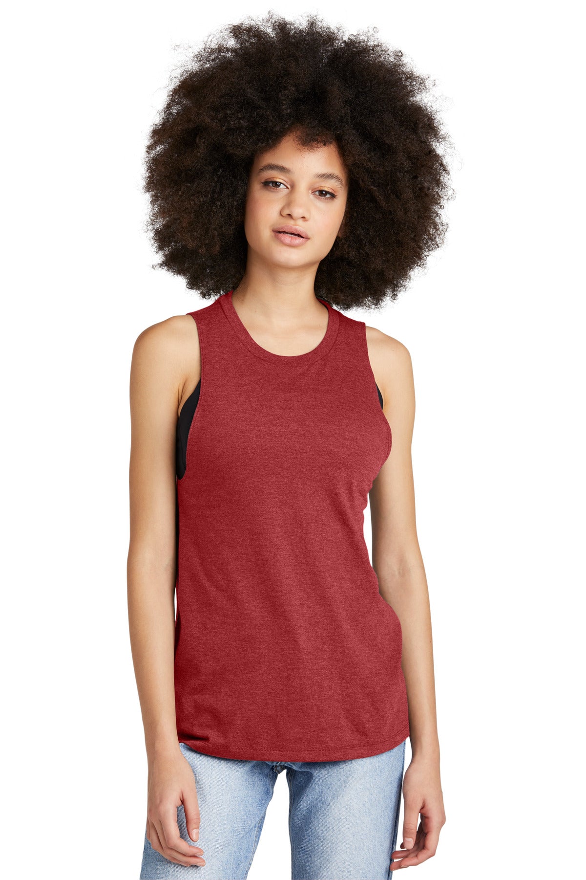 District Women's Perfect Tri Muscle Tank DT153