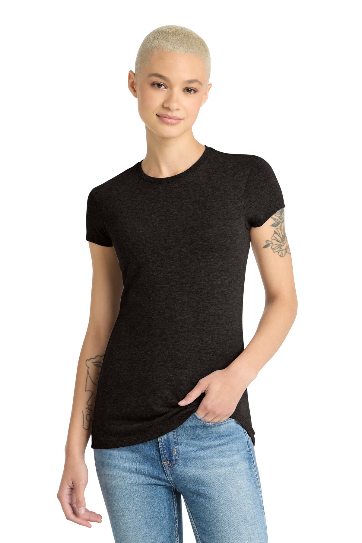District Women's Fitted Perfect Tri  Tee DT155