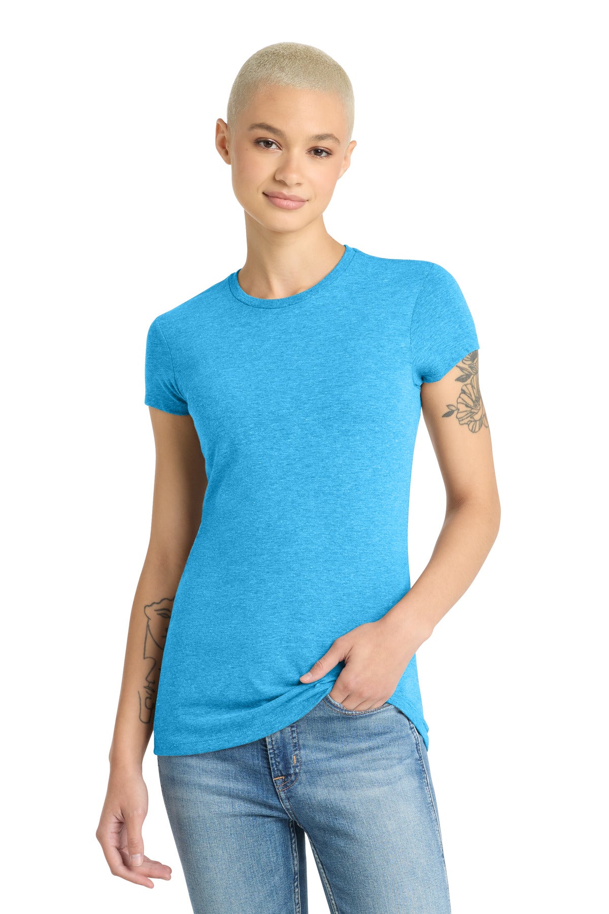 District Women's Fitted Perfect Tri  Tee DT155