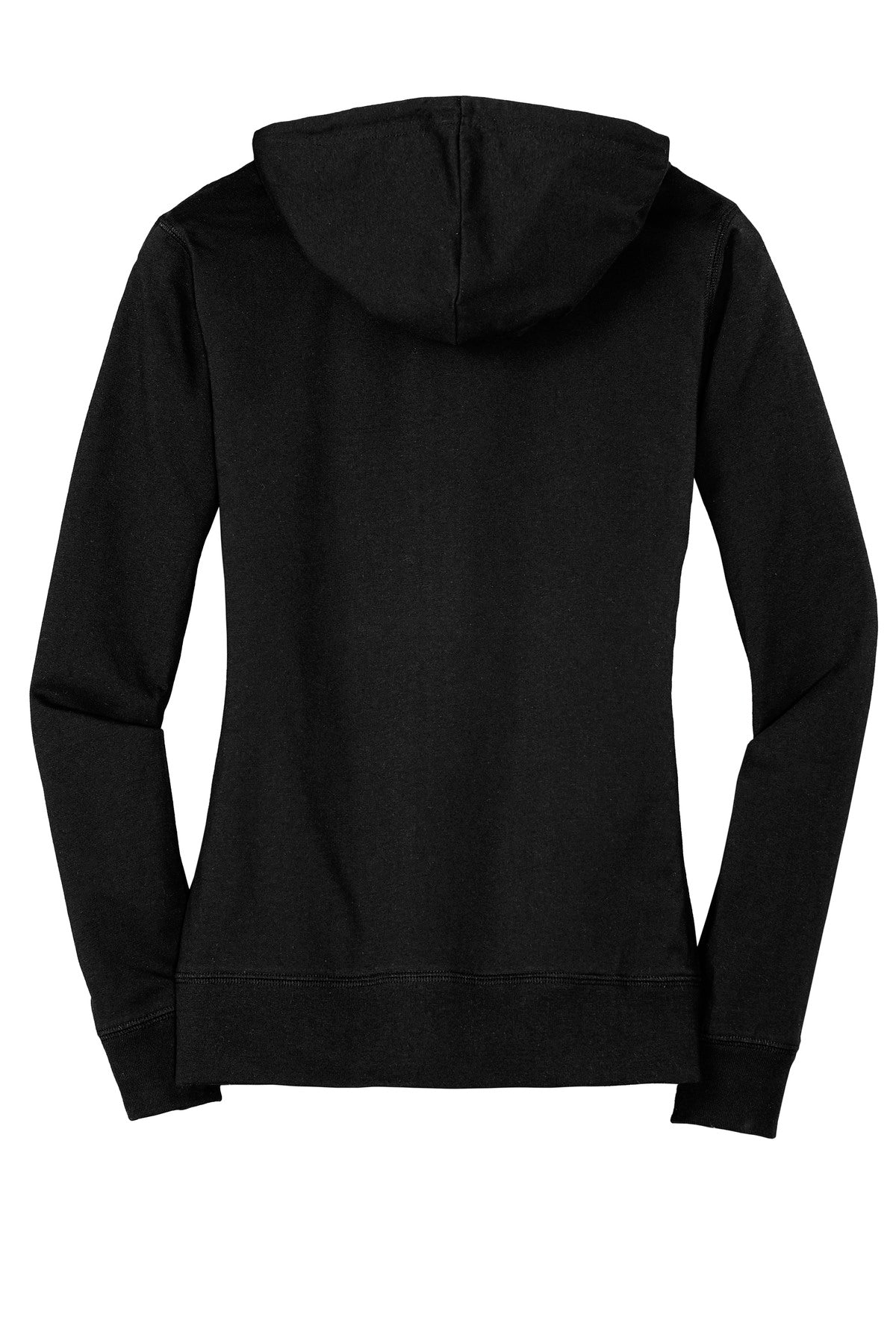 District Women's Fitted Jersey Full-Zip Hoodie DT2100