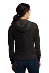 District Women's Fitted Jersey Full-Zip Hoodie DT2100